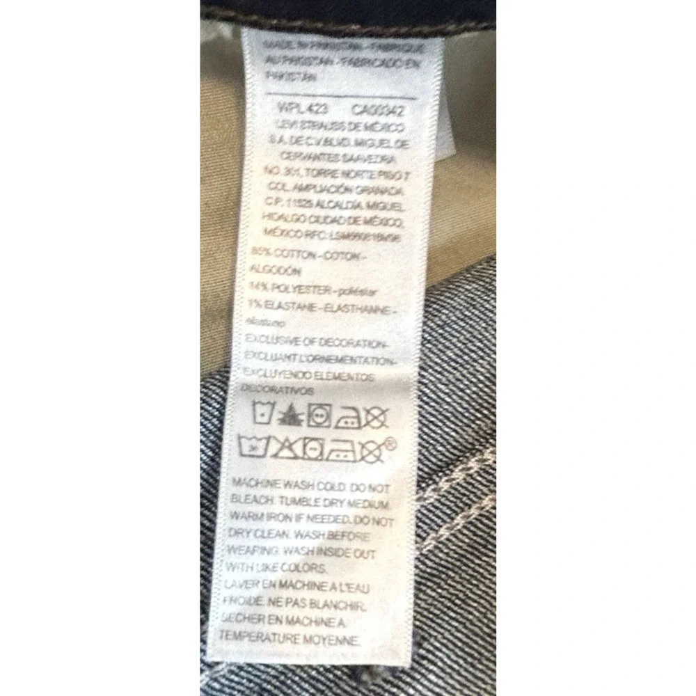 Signature Levi Strauss‎ & Co Men's Slim Fit Jeans Sz 38x30 Blue Denim Pants